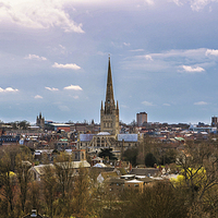 Buy canvas prints of Norwich skyline by Mark Bunning