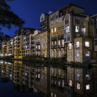 Buy canvas prints of Riverside Norwich by Mark Bunning