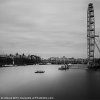 Buy canvas prints of London Eye View by Vinicios de Moura