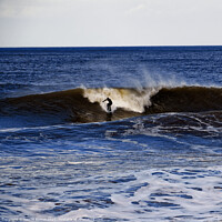 Buy canvas prints of Surfing the Waves at Whitby by Paul M Baxter