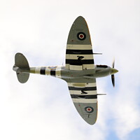 Buy canvas prints of Spitfire in Flight by Paul M Baxter