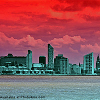 Buy canvas prints of The city of Liverpool by Rick Lindley
