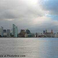 Buy canvas prints of Liverpool skyline by Rick Lindley