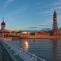 Buy canvas prints of Blackpool Tower by Rick Lindley