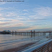 Buy canvas prints of North pier Blackpool by Rick Lindley