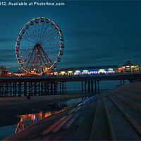 Buy canvas prints of Big wheel Blackpool by Rick Lindley