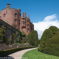 Buy canvas prints of Powis castle by Rick Lindley