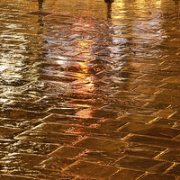 Buy canvas prints of Chester Pavements by Rick Lindley
