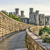 Buy canvas prints of Conwy Castle by Rick Lindley
