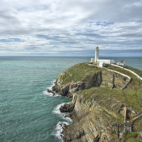 Buy canvas prints of South Stack Lighthouse  by Rick Lindley