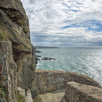 Buy canvas prints of Steps to South Stack Lighthouse by Rick Lindley