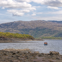 Buy canvas prints of  Loch Sunart Scotland by Rick Lindley