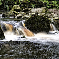 Buy canvas prints of Mallyan Spout Yorkshire by Keith Barker