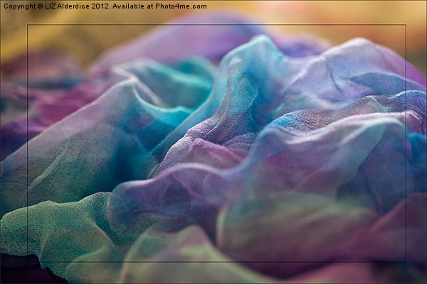 Dyed Silk Picture Board by LIZ Alderdice