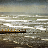 Buy canvas prints of Waves at Aberdeen Beach by LIZ Alderdice