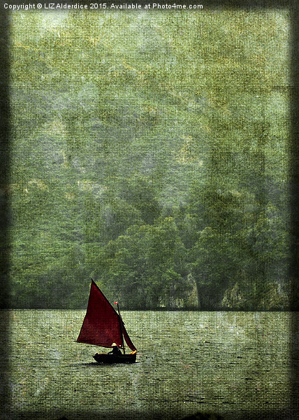  Sailing on Ullswater Picture Board by LIZ Alderdice