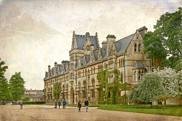Christ Church College Oxford Picture Board by LIZ Alderdice
