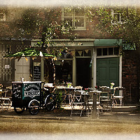 Buy canvas prints of Cafe in York by LIZ Alderdice