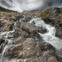 Buy canvas prints of Rhaeadr Idwal Waterfall by Natures' Canvas: Wall Art  & Prints by Andy Astbury