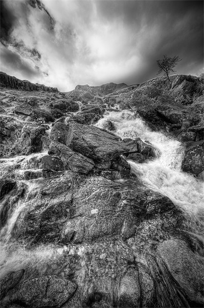 Rhaeadr Idwal Waterfall Picture Board by Natures' Canvas: Wall Art  & Prints by Andy Astbury