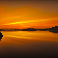 Buy canvas prints of Midnight Sunset by Natures' Canvas: Wall Art  & Prints by Andy Astbury