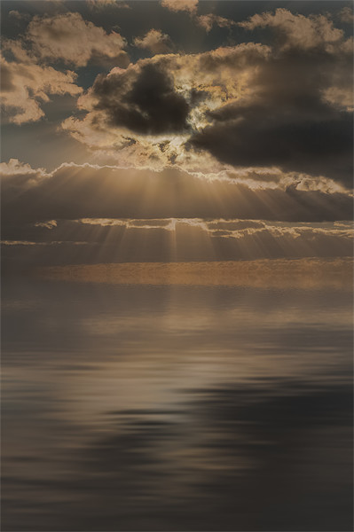 Rays of Sunlight Picture Board by Natures' Canvas: Wall Art  & Prints by Andy Astbury