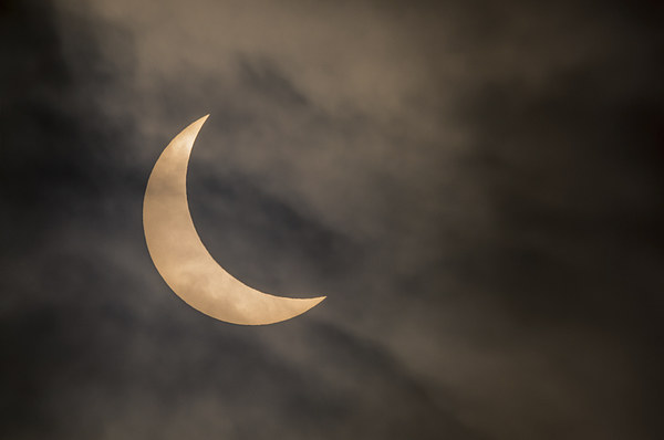 Partial Solar Eclipse Picture Board by Natures' Canvas: Wall Art  & Prints by Andy Astbury