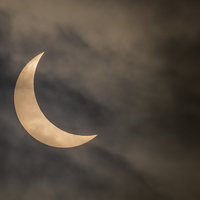 Buy canvas prints of Partial Solar Eclipse by Natures' Canvas: Wall Art  & Prints by Andy Astbury
