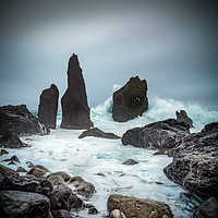 Buy canvas prints of Stormy Iclandic Seas by Natures' Canvas: Wall Art  & Prints by Andy Astbury