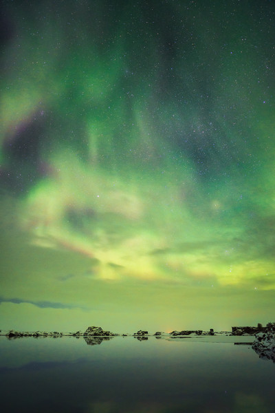 Aurora Behind Clouds. Picture Board by Natures' Canvas: Wall Art  & Prints by Andy Astbury