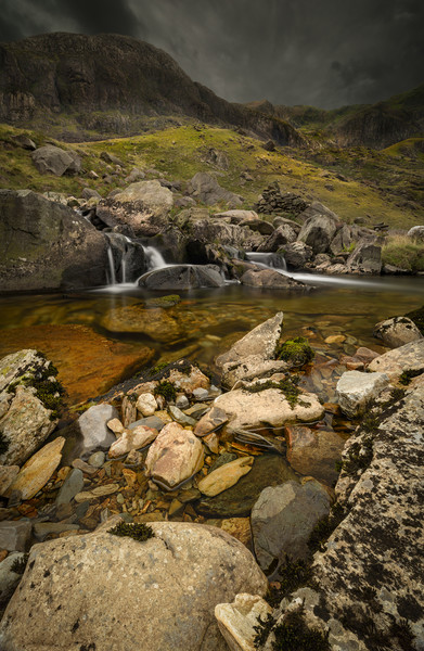 Dark Skies over Llanberis Pass Picture Board by Natures' Canvas: Wall Art  & Prints by Andy Astbury