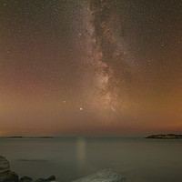 Buy canvas prints of Jupiter and the Milky Way over Trearddur Bay by Natures' Canvas: Wall Art  & Prints by Andy Astbury