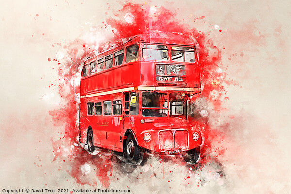 London's Storied Red Routemaster Unveiled Picture Board by David Tyrer