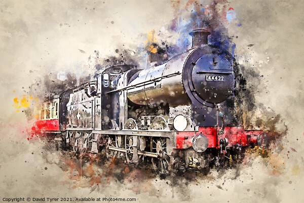 "Historic Fowler 4F's Nostalgic Journey" Picture Board by David Tyrer