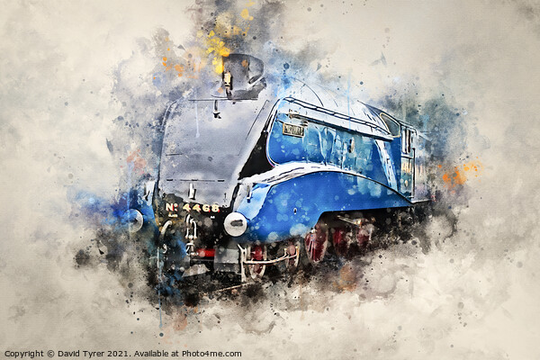 World's Fastest Steam Train: LNER Mallard Picture Board by David Tyrer