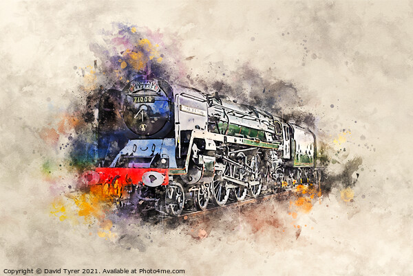 The Gleaming Duke of Gloucester Picture Board by David Tyrer