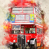 Buy canvas prints of Iconic Routemaster: A London Marvel by David Tyrer