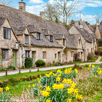 Buy canvas prints of Quintessential Cotswolds Charm by David Tyrer