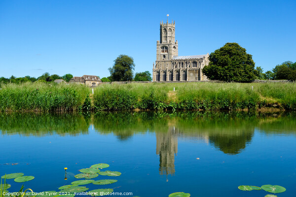 Reflective Harmony: Fotheringhay's Historical Land Picture Board by David Tyrer