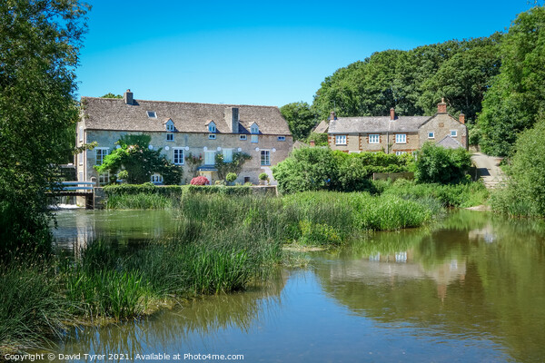 Enchanting Wadenhoe Mill, Historic English Landsca Picture Board by David Tyrer