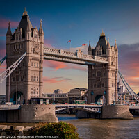 Buy canvas prints of Tower Bridge, London, England by David Tyrer