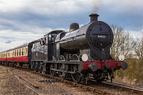 Steam Train 44422 Picture Board by David Tyrer