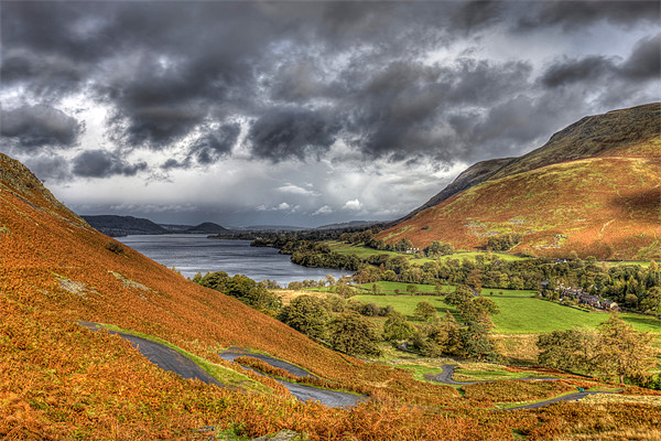 Overlooking Ullswater Picture Board by David Tyrer