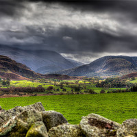 Buy canvas prints of View from Castlerigg by David Tyrer