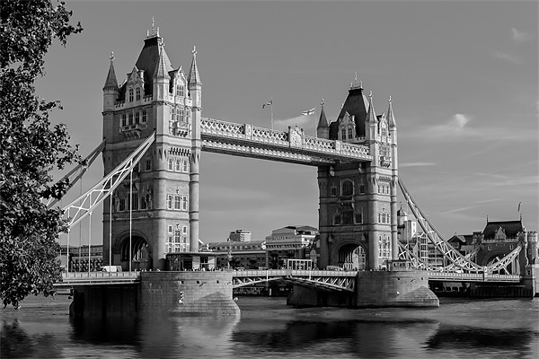 Tower Bridge Picture Board by David Tyrer