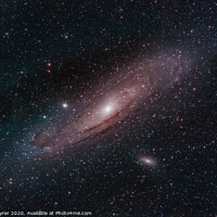 Buy canvas prints of Andromeda's Celestial Dance by David Tyrer