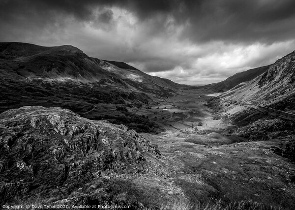 Tempestuous Beauty of Nant Ffrancon Picture Board by David Tyrer