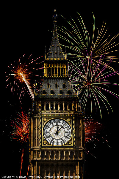 Big Ben Celebrations Picture Board by David Tyrer