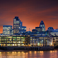 Buy canvas prints of London Financial District by David Tyrer