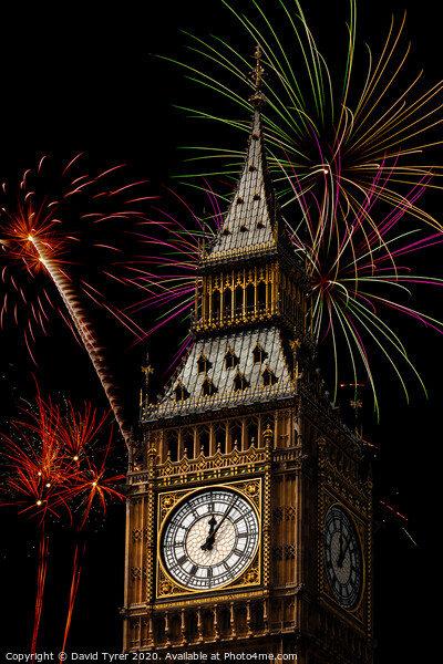 Big Ben Celebrations Picture Board by David Tyrer